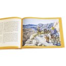 Eine augeschlagene Seite des Buches