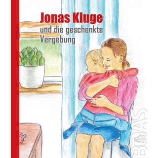 Ein Kind umarmt die Mutter auf dem Schoß