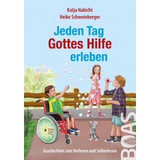 Ein Kind im Rollstuhl spielt mit anderen Kindern