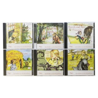 Alle sechs Folgen der beliebten Hörspielserie Sarah Scott im Paket
