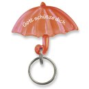 Schlüsselanhänger Regenschirm in rot