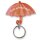 Schlüsselanhänger Regenschirm in rot