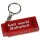 Schlüsselanhänger - Mini-Zollstock in rot