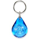 Schlüsselanhänger - Tropfen in blau