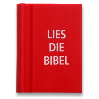 Radiergummi - Bibel in rot