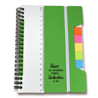 Multinotizbuch in der Farbe Grün