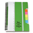 Multinotizbuch in der Farbe Grün