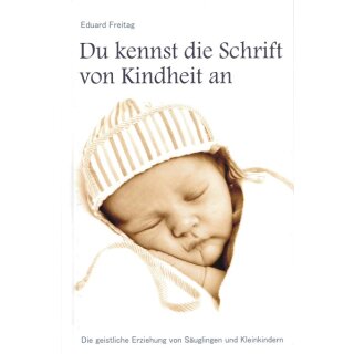 Ansicht eines Säuglings in Decke gehüllt