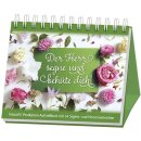 Aufstellbuch mit Blumenmotiv und Herzenswünsche