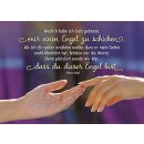 Zwei reichende Hände mit Worte von Sören Kahl