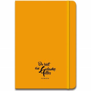 Notizbuch Neon in der Farbe Orange