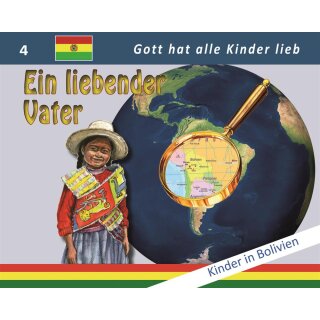 Ansicht Bolivien auf der Karte