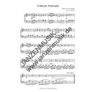 Noten von dem Lied Fröhliche Weihnacht