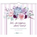 Immerwährender Geburtstagskalender Blumenmotiv