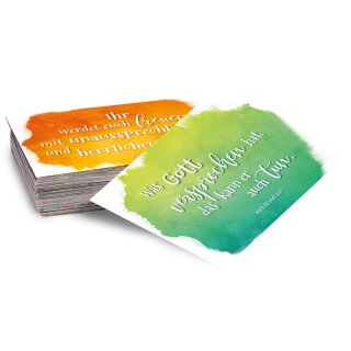 100 Neujahrslose Aquarellmotive