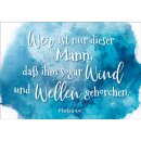 Kärtchen Aquarell Wer ist nur dieser Mann