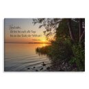 Ufer am Meer Bild auf Künstlerleinwand