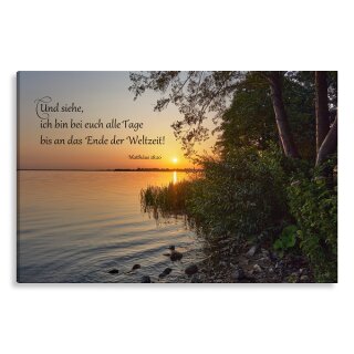 Ufer am Meer Bild auf Künstlerleinwand