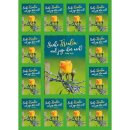 Aufkleber-Grußkarte Suche Frieden und jage ihm nach!