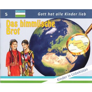 Ansicht Usbekisten auf der Karte