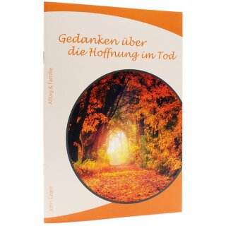 Heft Gedanken über die Hoffnung im Tod