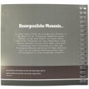 Rückseite des Babyalbums Unvergessliche Momente