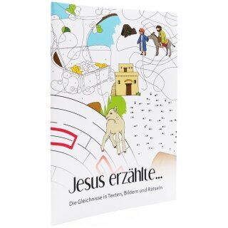 Heft Jesus erzählte die Gleichnisse in Texten, Bildern und Rätseln