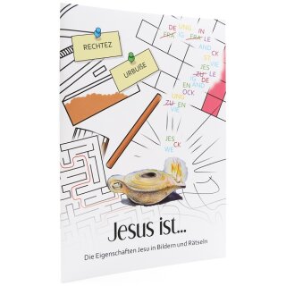Heft Jesus ist die Eigenschaften Jesu in Bildern und Rätseln