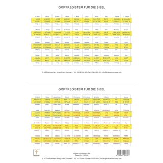 Bibelgriffregister Deutsch