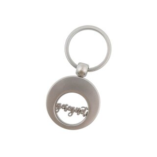 Schlüsselanhänger mit Einkaufswagenchip gesegnet