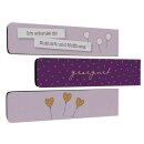 Magnetlesezeichen Gesegnet als 3er Set