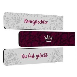 Magnetlesezeichen Königstochter als 3er Set
