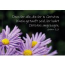 Dopelkarte zur Taufe - Galater 3,27