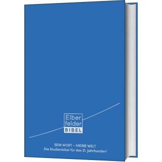 Elberfelder Studienbibel Sein Wort meine Welt Lederausgabe Blau