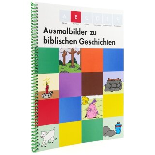 Ausmalbilder zu biblischen Geschichten Heft B