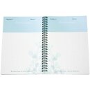 Geöffnete Seiten des Notizbuches Stille Zeit mit Dir Motiv Eukalyptus