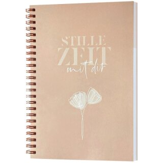 Notizbuch Stille Zeit mit Dir Motiv LineArt