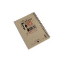 Rückseite des Notizbuches Stille Zeit mit Dir Motiv Plakatschrift