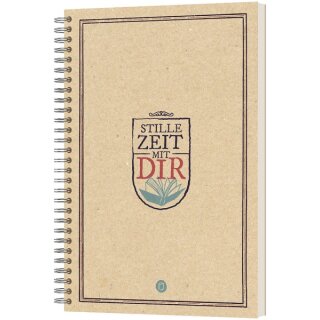 Notizbuch Stille Zeit mit Dir Motiv Wappen