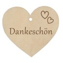 Holzherz Dankeschön