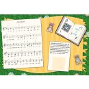 Ersten Seiten der Stickerheftes Alphabet mit...