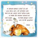 Metallschild Schlafender Elch