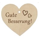 Holzherz Gute Besserung