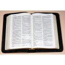 Pocketbibel, Kalbsleder schwarz, Goldschnitt,...