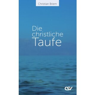 Buch Die christliche Taufe