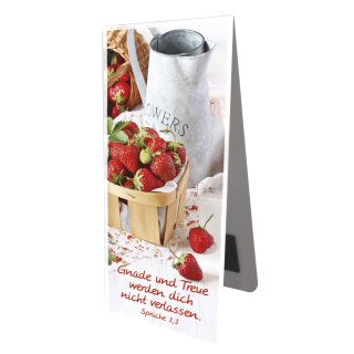 Magnetlesezeichen Erdbeeren