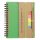 Multi Notizbuch mit Kugelschreiber in Grün