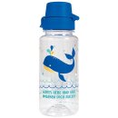 Trinkflasche Walfisch in Blau