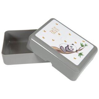 Ansicht der geöffneter BROTDOSE Panda