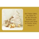 Kärtchen mit Weihnachtsmotiv